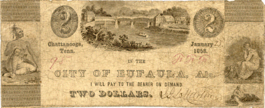 Chatt - Eufaula I G S Martin $2